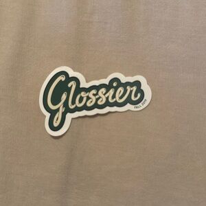 Glossier sticker